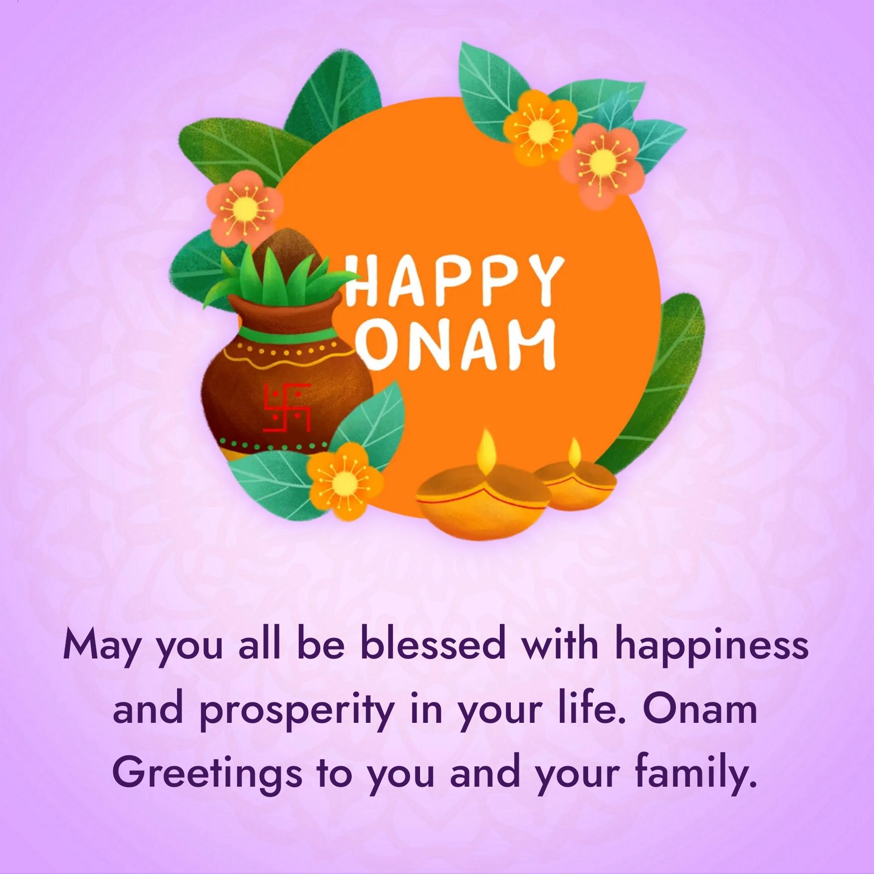 May you all be blessed with happiness and prosperity in your life