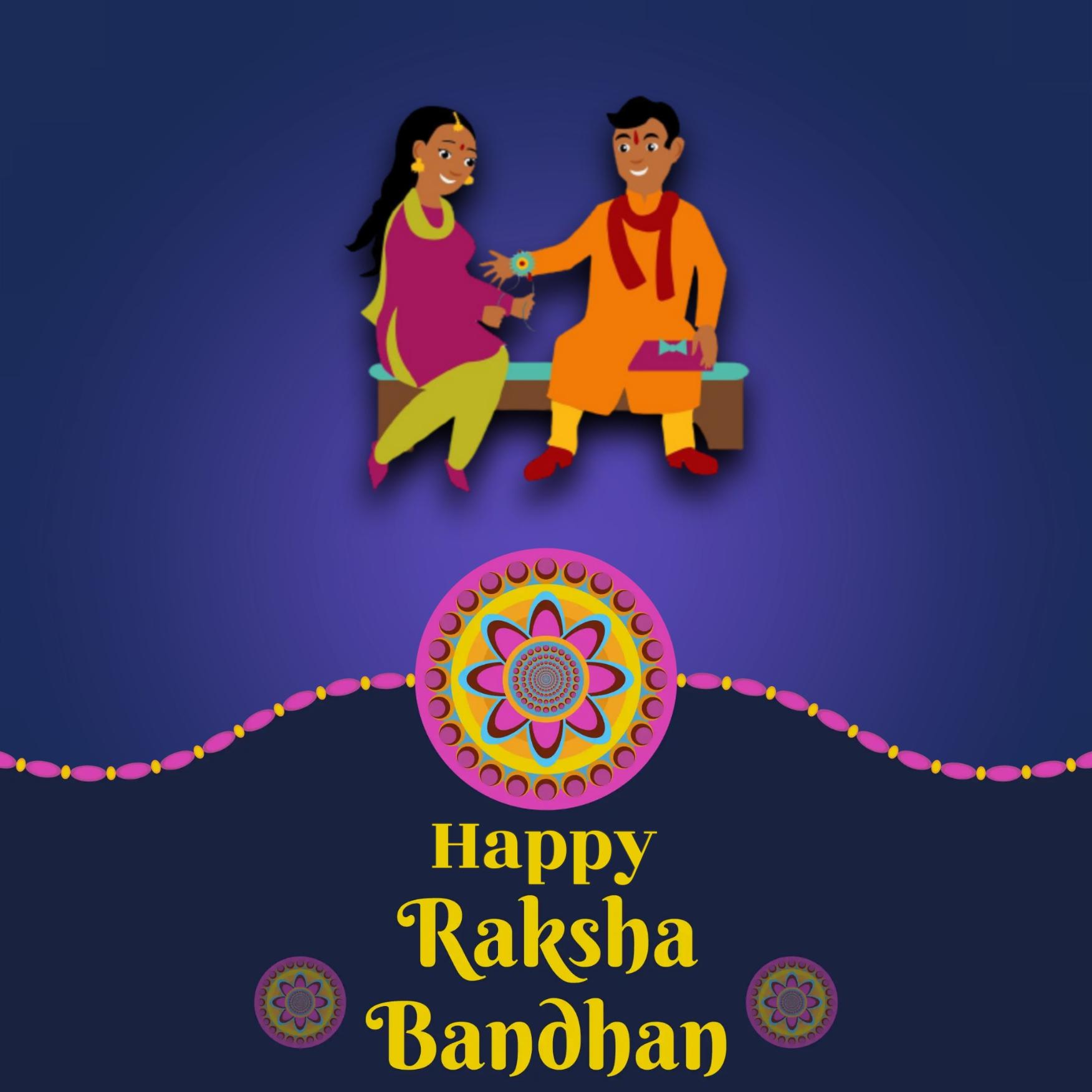 Happy Raksha Bandhan Hd Wallpaper