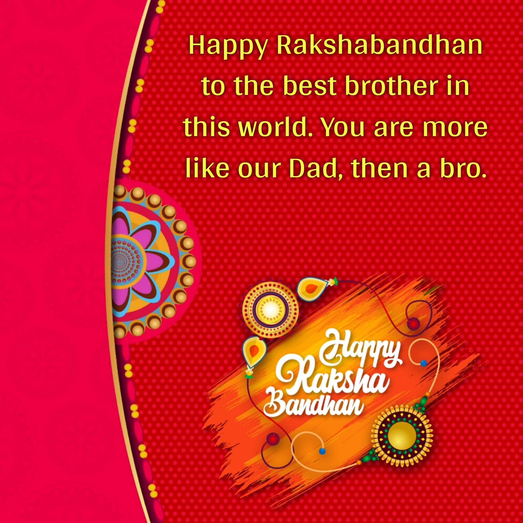 Happy Rakshabandhan to the best brother in this world