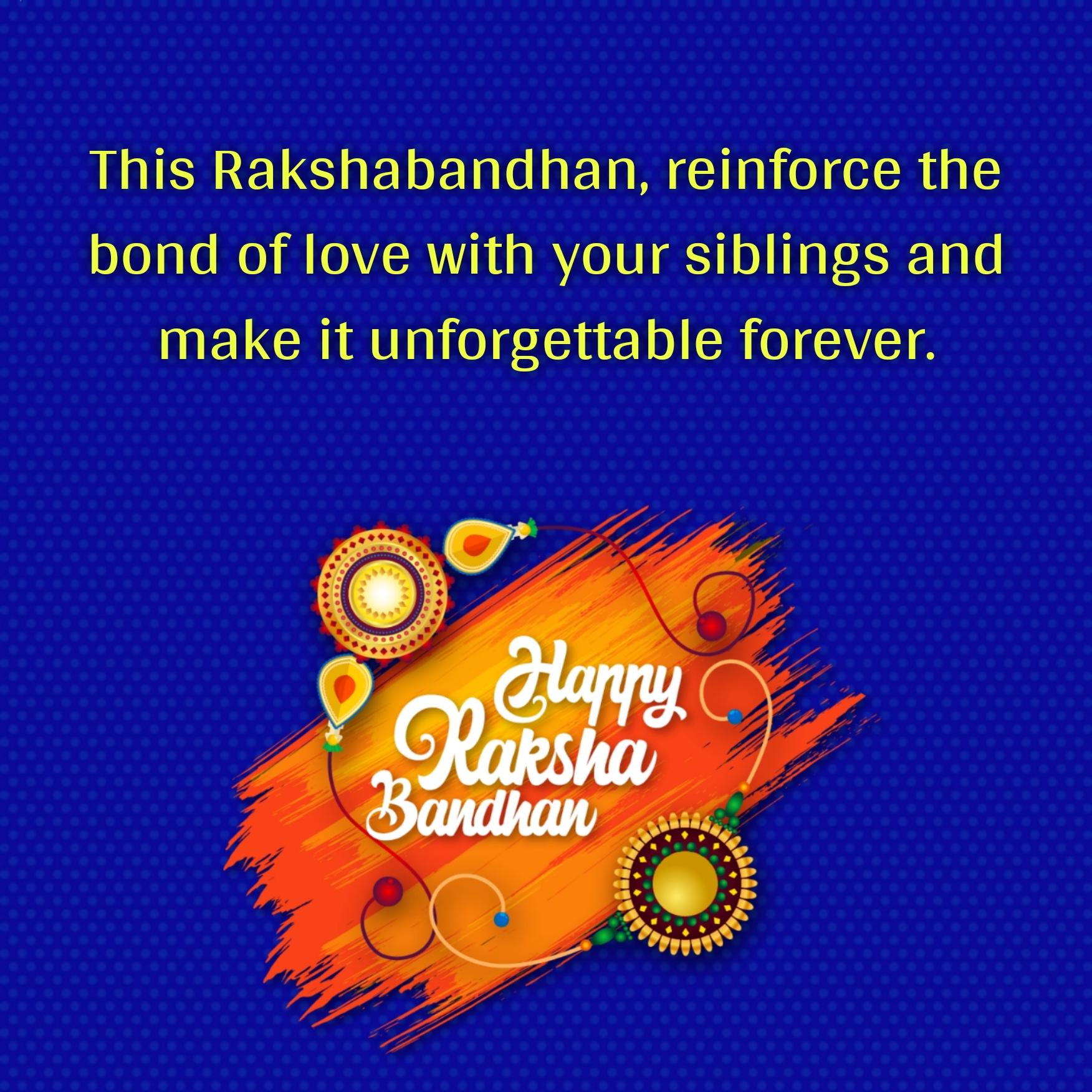 This Rakshabandhan reinforce the bond of love with your siblings