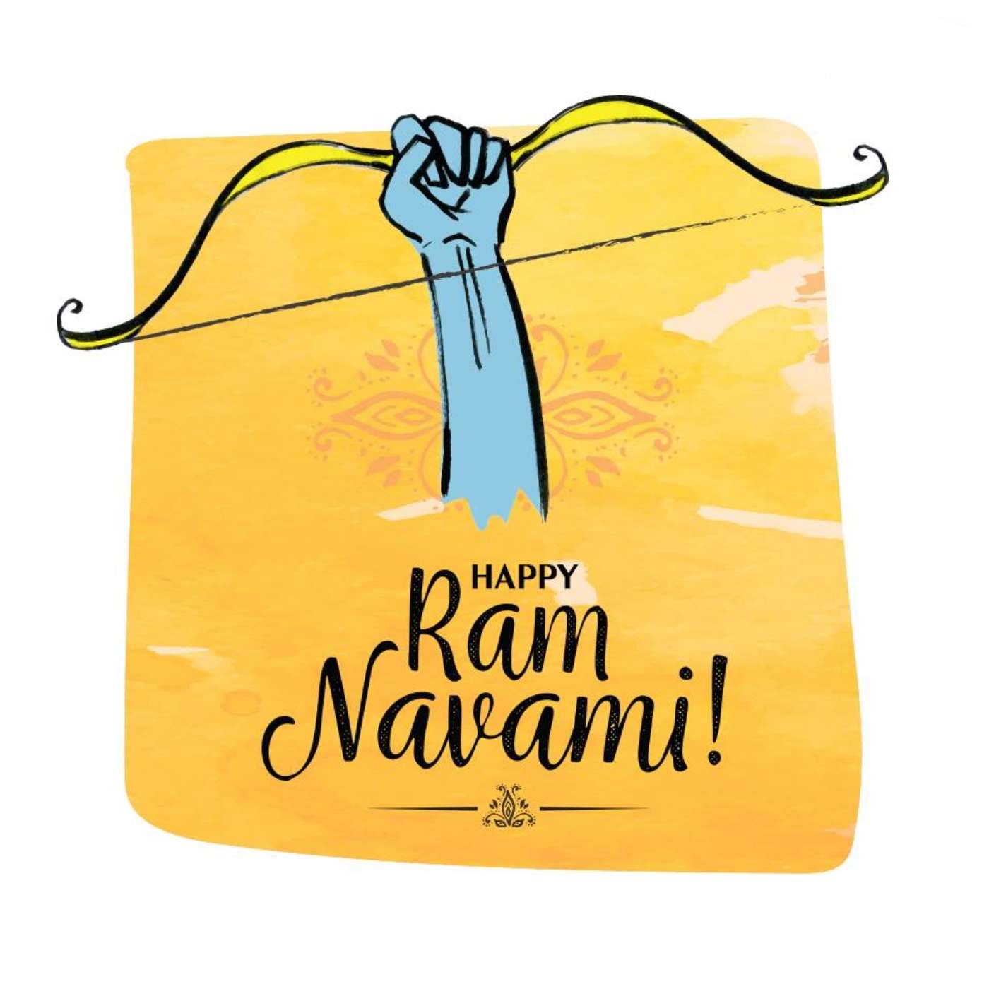 Ram Navmi In Dark Background Wallpaper