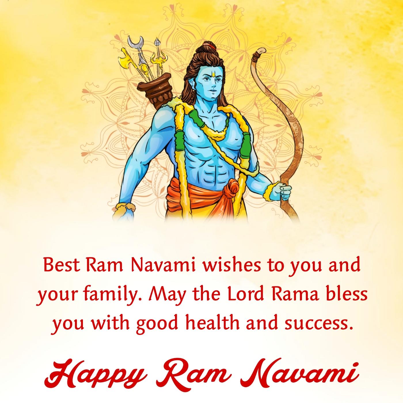 Best Ram Navami wishes to you and your family