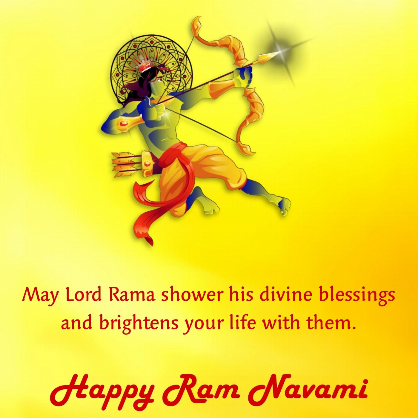 May Lord Rama shower his divine blessings