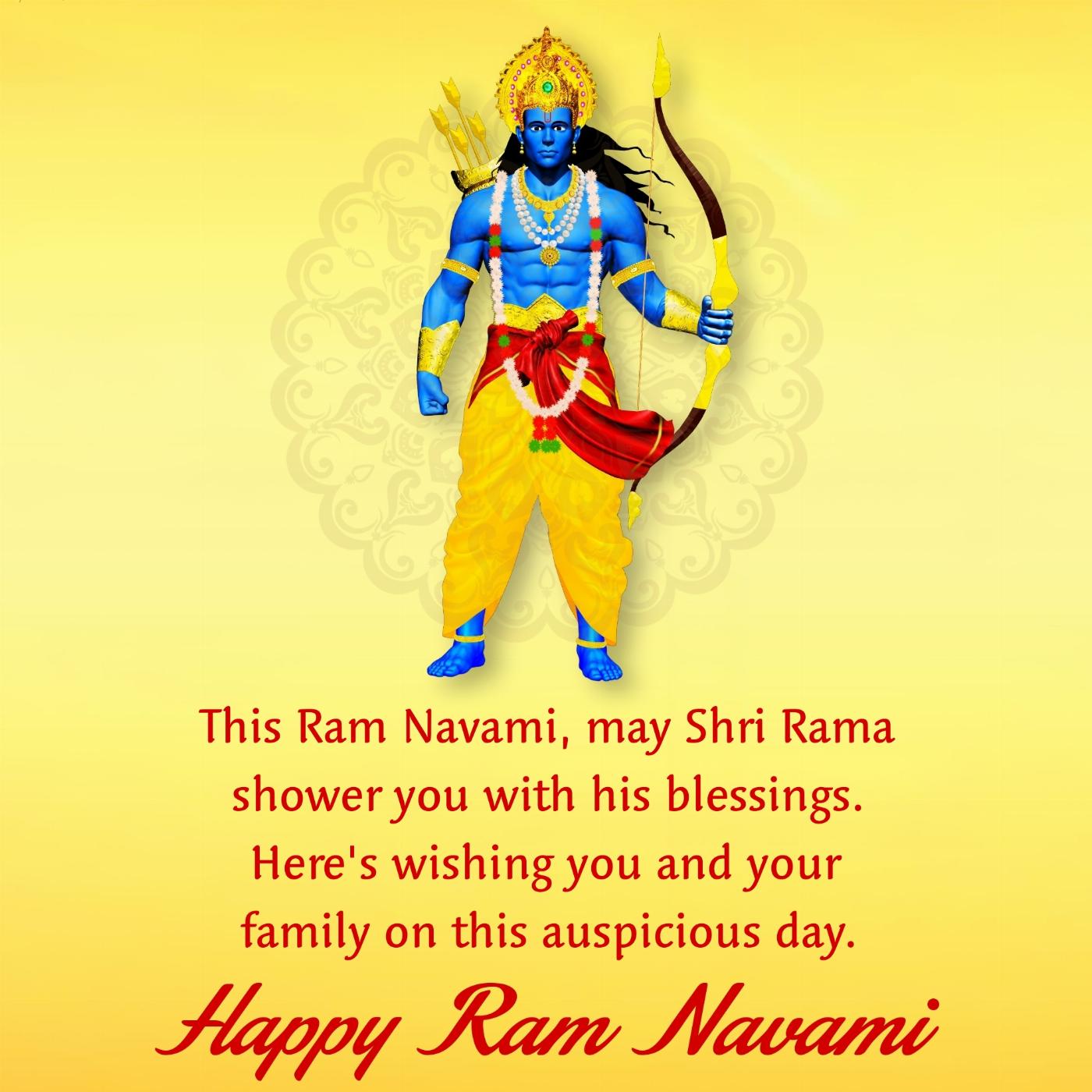 This Ram Navami may Shri Rama shower you with his blessings