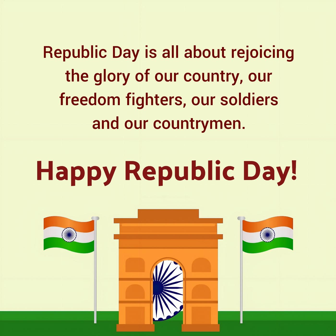 Republic Day is all about rejoicing the glory of our country