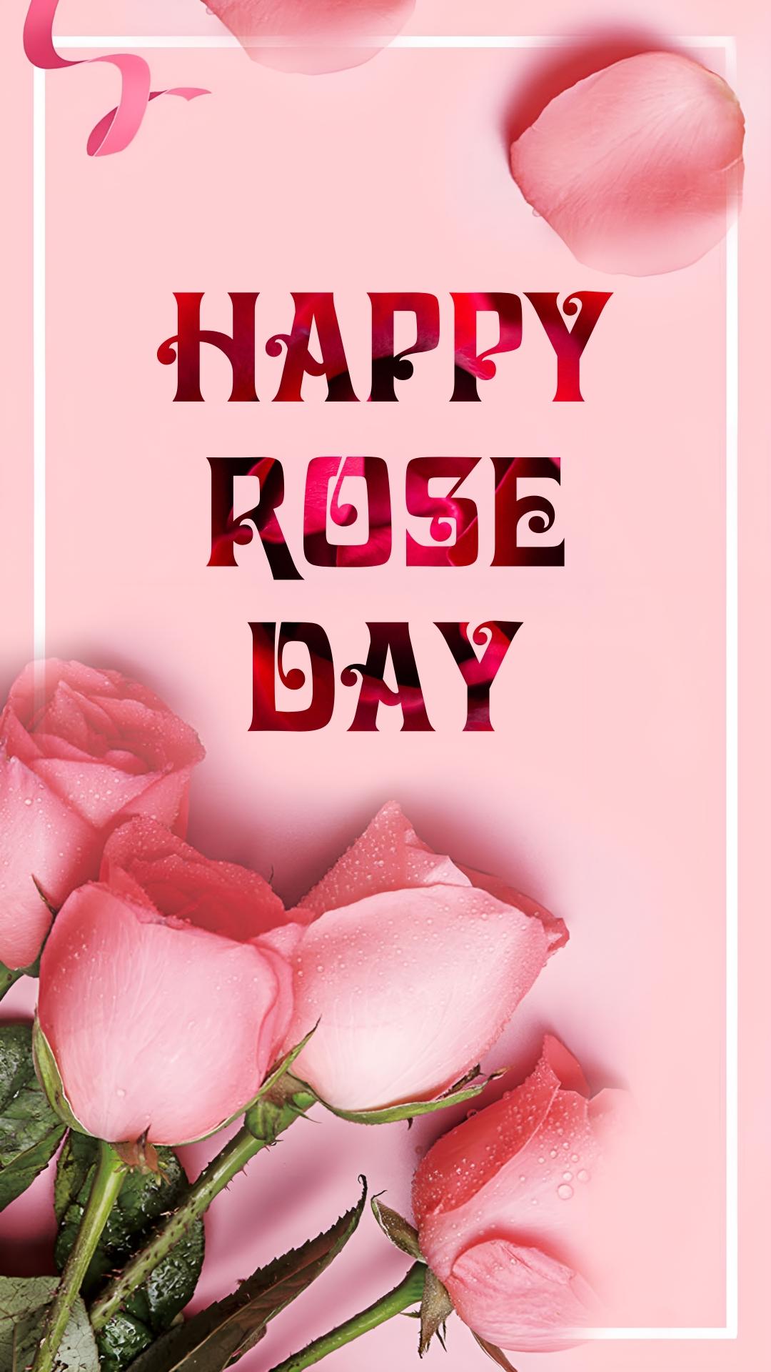 1080p Happy Rose Day Wallpaper