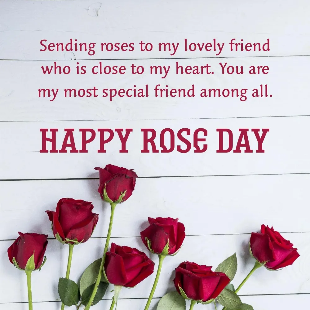 Sending roses to my lovely friend who is close to my heart