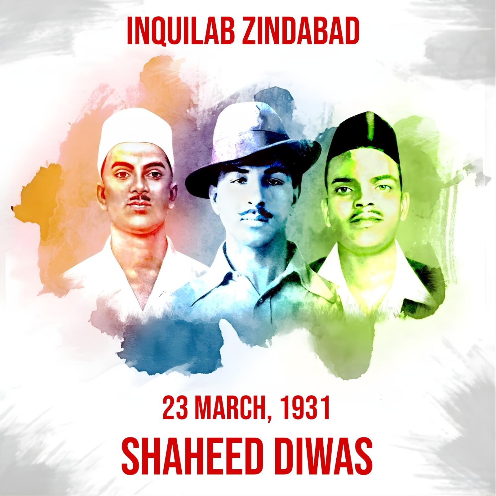 23 March 2023 Shaheed Diwas Inquilab Zindabad Images