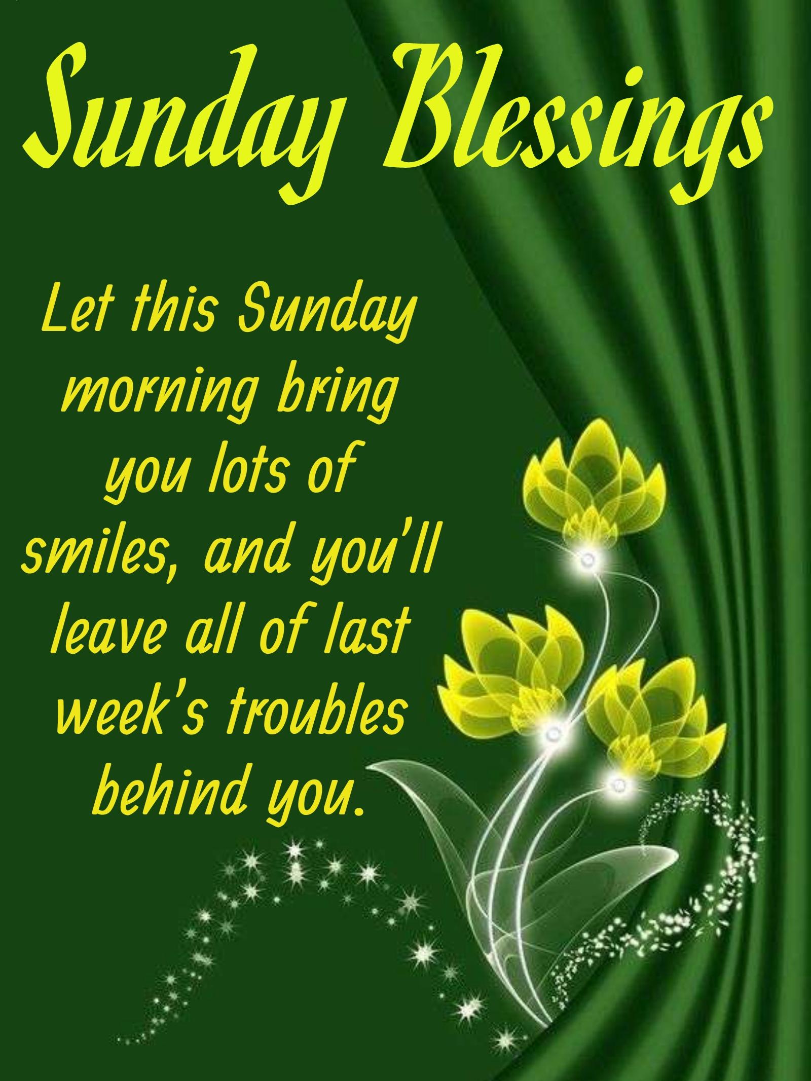 Let this Sunday morning bring you lots of smiles
