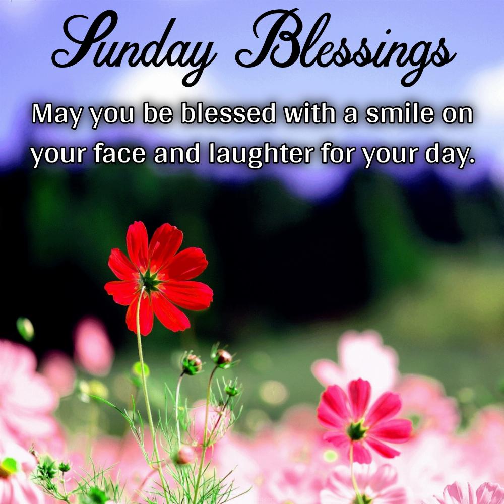 May you be blessed with a smile on your face and laughter for your day
