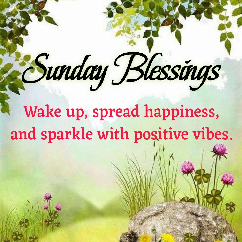 Wake up spread happiness and sparkle with positive vibes