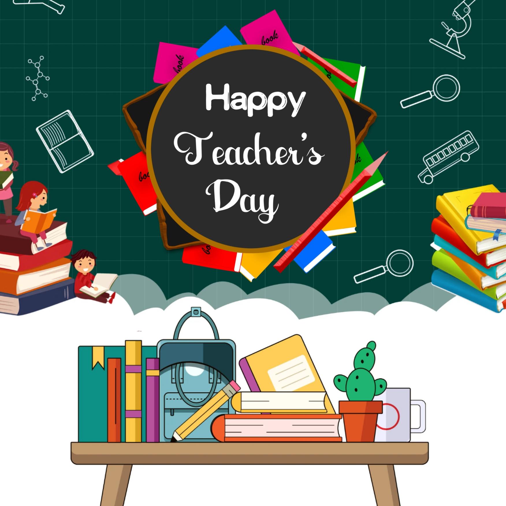 Happy Teachers Day Card Images
