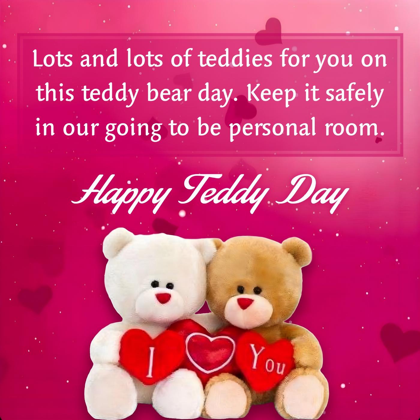 Lots and lots of teddies for you on this teddy bear day