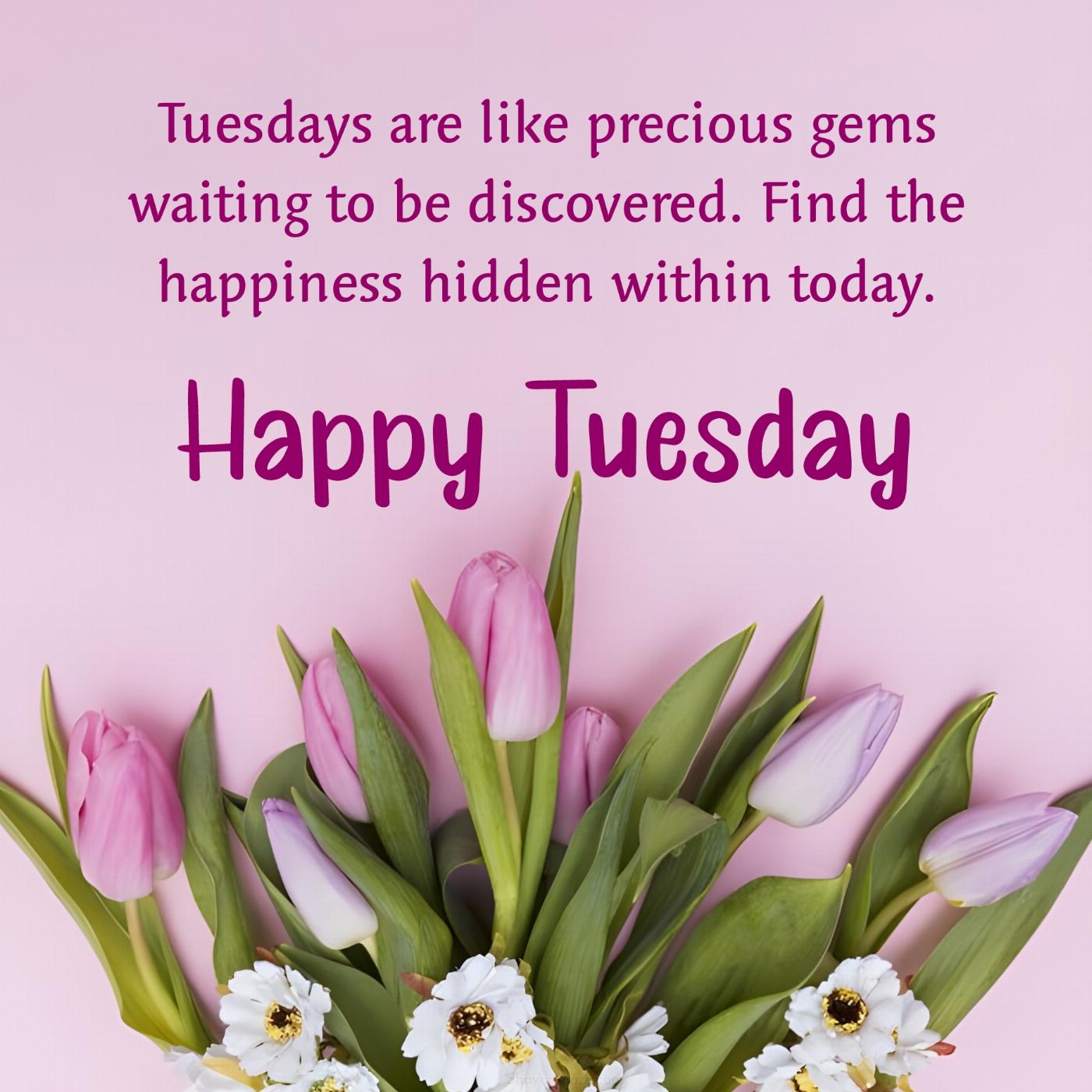 Tuesdays are like precious gems waiting to be discovered