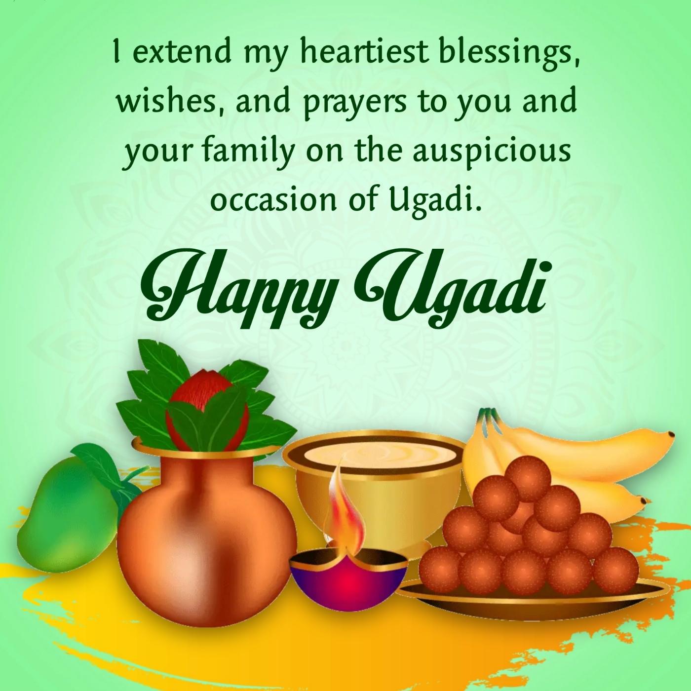 extend my heartiest blessings wishes and prayers