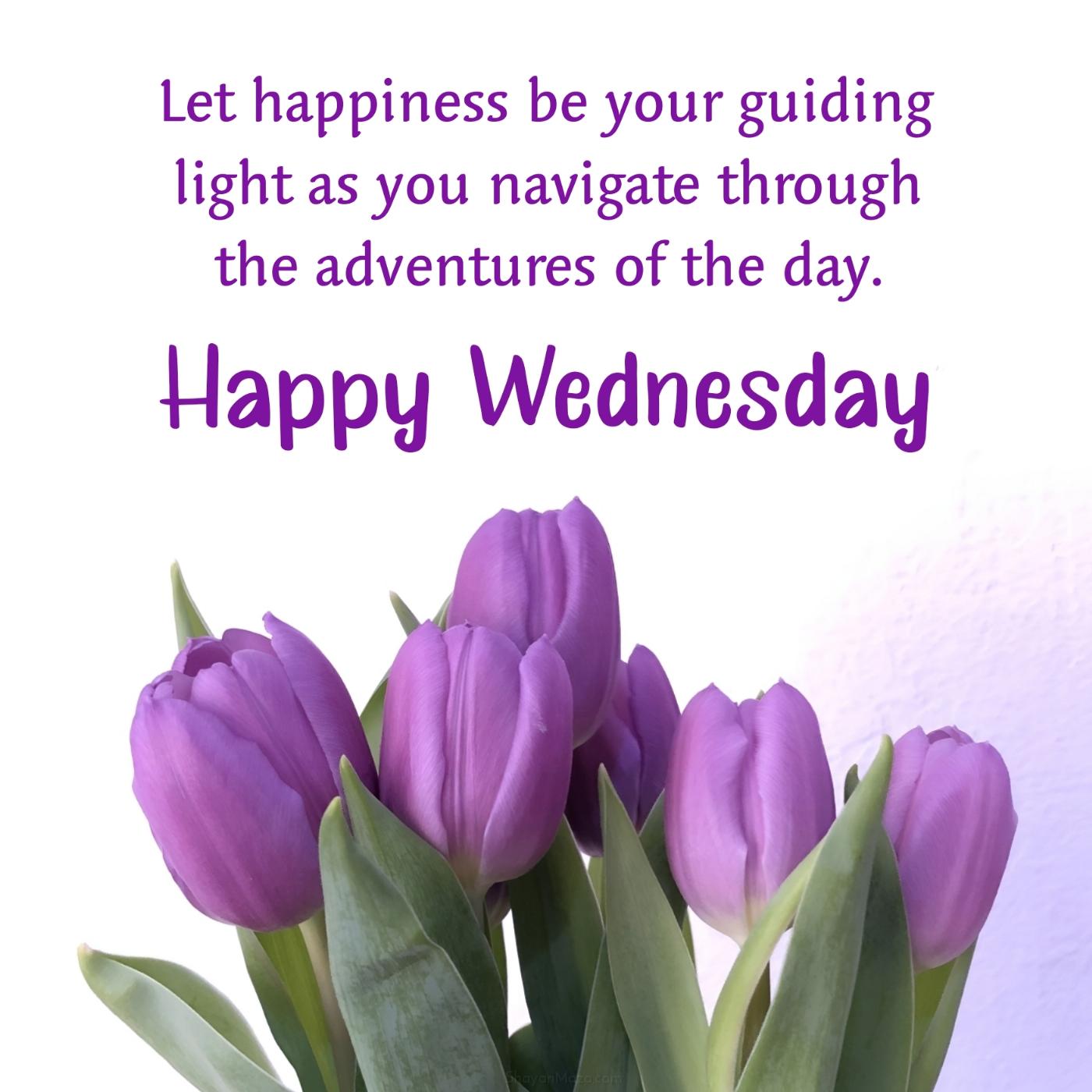 Happy Wednesday! Let happiness be your guiding light