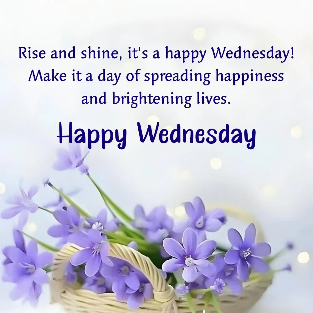 Rise and shine it's a happy Wednesday! Make it a day