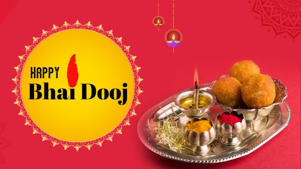 Happy Bhai Dooj Wallpaper - ShayariMaza