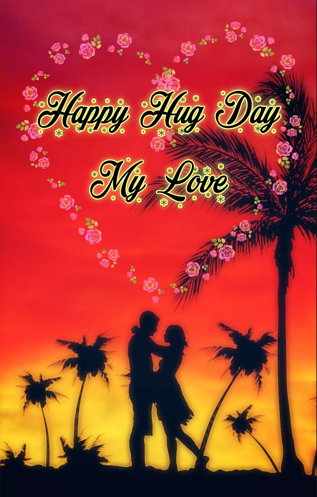 Happy Hug Day My Love Images Download - ShayariMaza