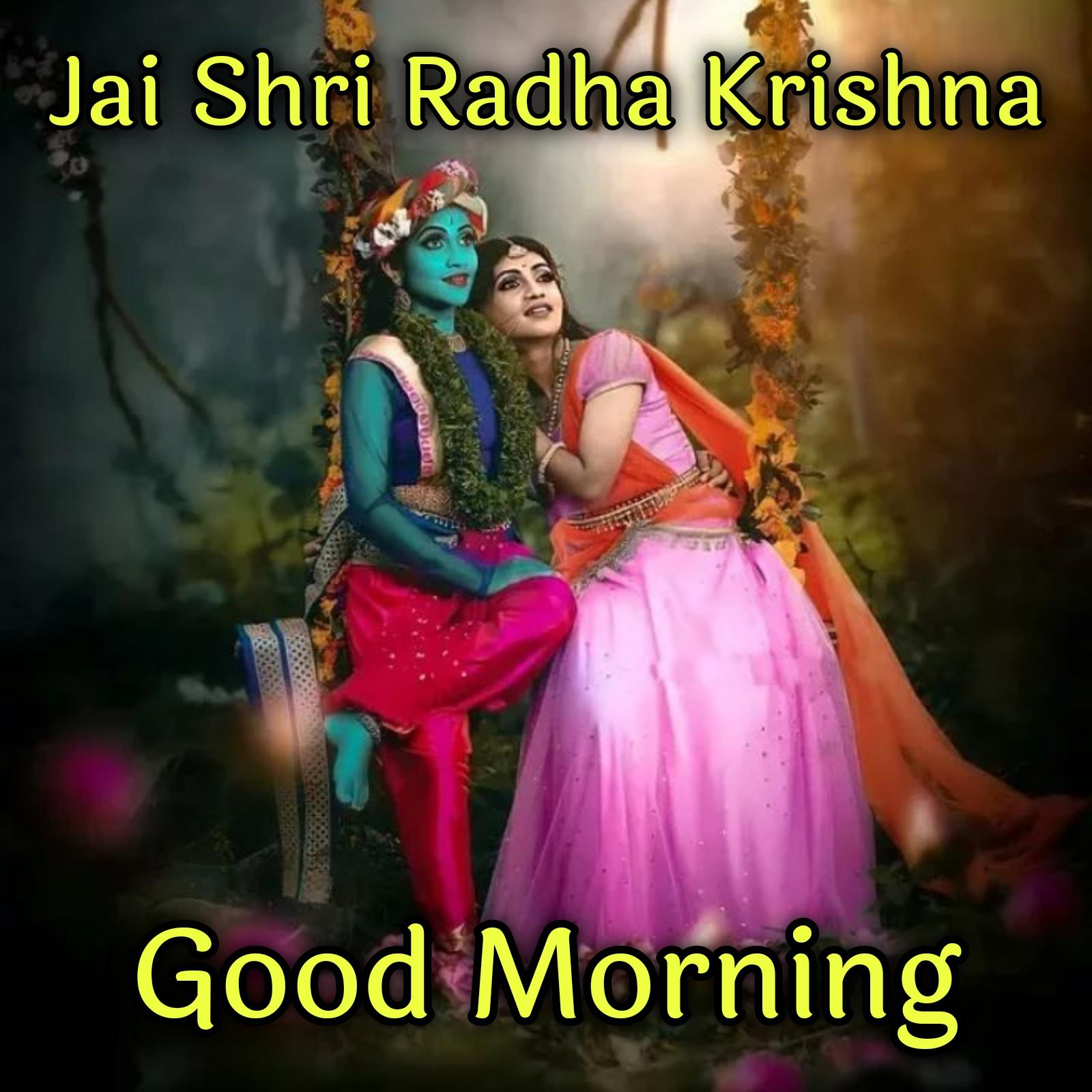 Jai Shree Radha Krishna Good Morning Images - ShayariMaza