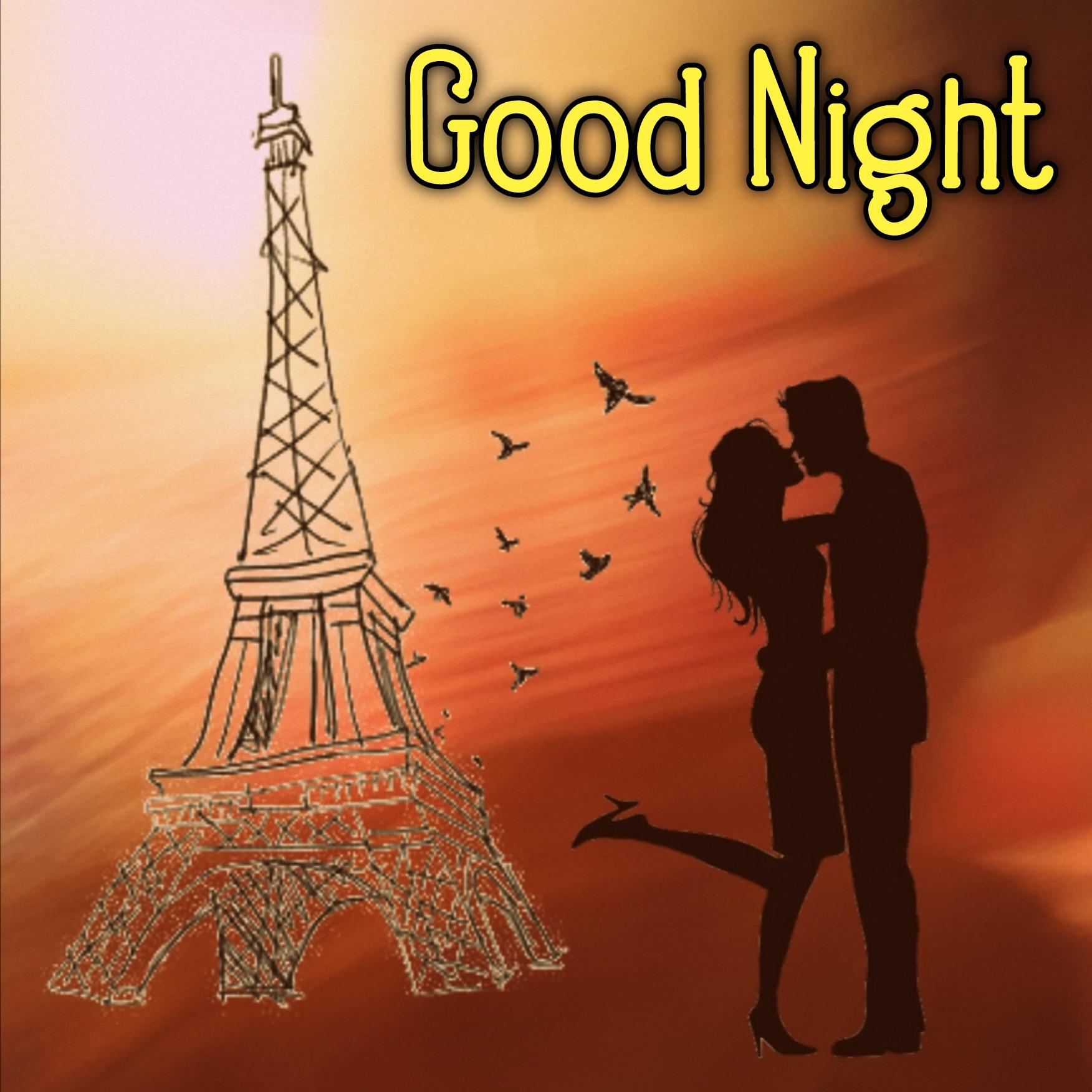 Romantic Husband Kiss Good Night Pics - ShayariMaza