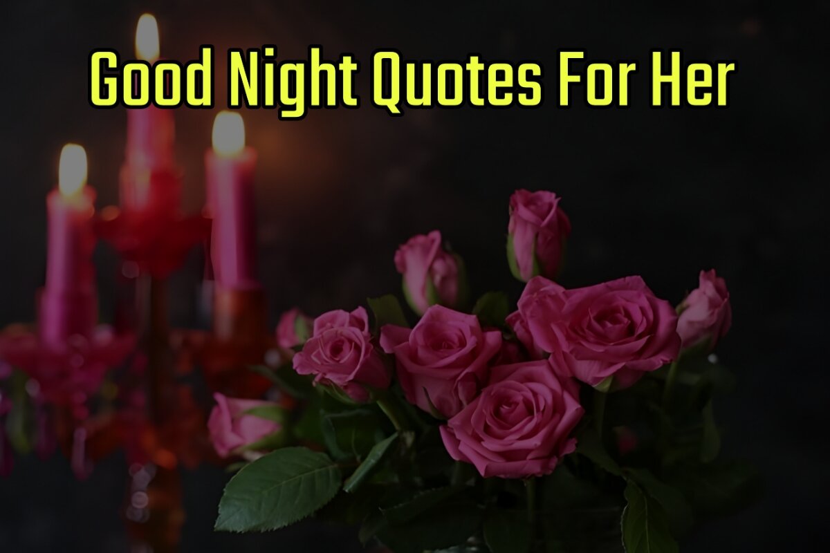 Good Night Quotes For Her With Images in English
