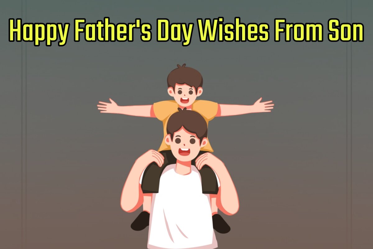 Happy Father's Day Wishes From Son Images in English