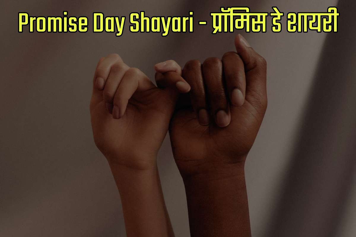 Happy Promise Day Shayari in Hindi - हैप्पी प्रॉमिस डे शायरी इन हिंदी
