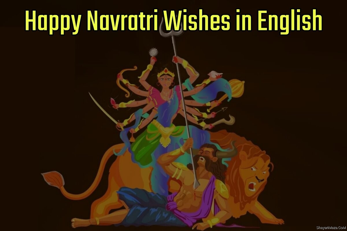 Happy Navratri Wishes in English