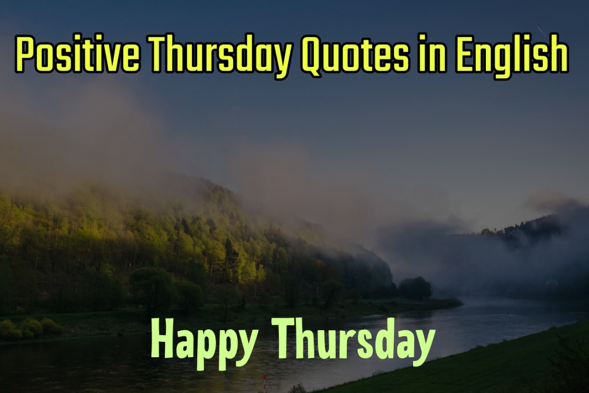 Positive Thursday Quotes Images in English