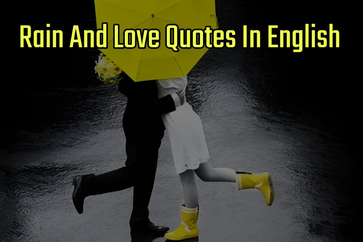 Rain And Love Quotes Images in English