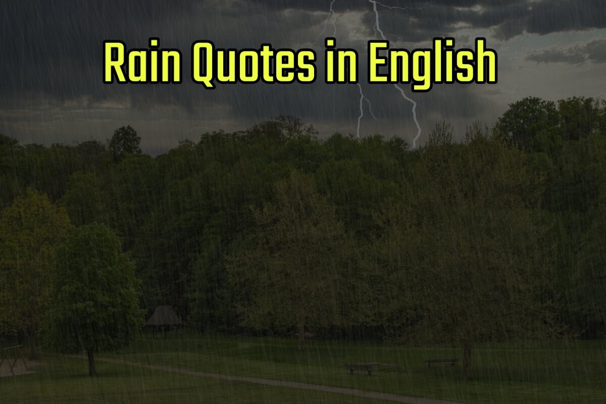 Rain Quotes Images in English